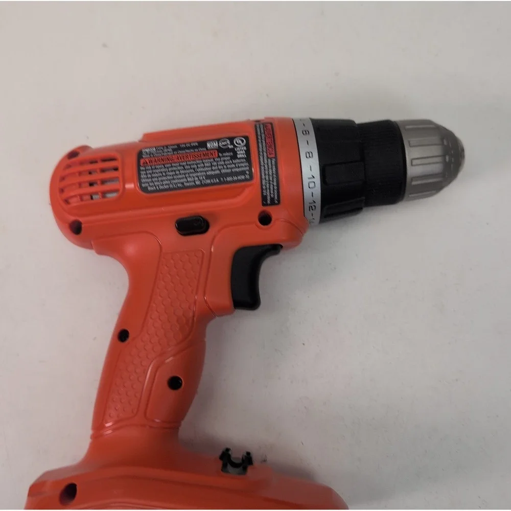 BLACK & DECKER 18V CORDLESS DRILL GC1800‎ WORKS TOOL ONLY